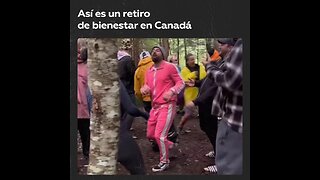 Estas personas disfrutan de un retiro de bienestar