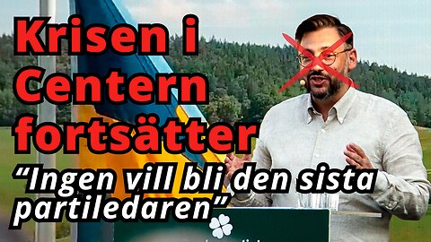 "Centerpartiets kaos – ingen vill leda det sjunkande skeppet!"