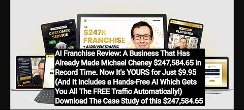 AI Franchise Demo: Discover the AI Franchise that generated $247,584.65 for Michael Cheney.