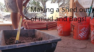 DIY Shed Build Earthbag Construction