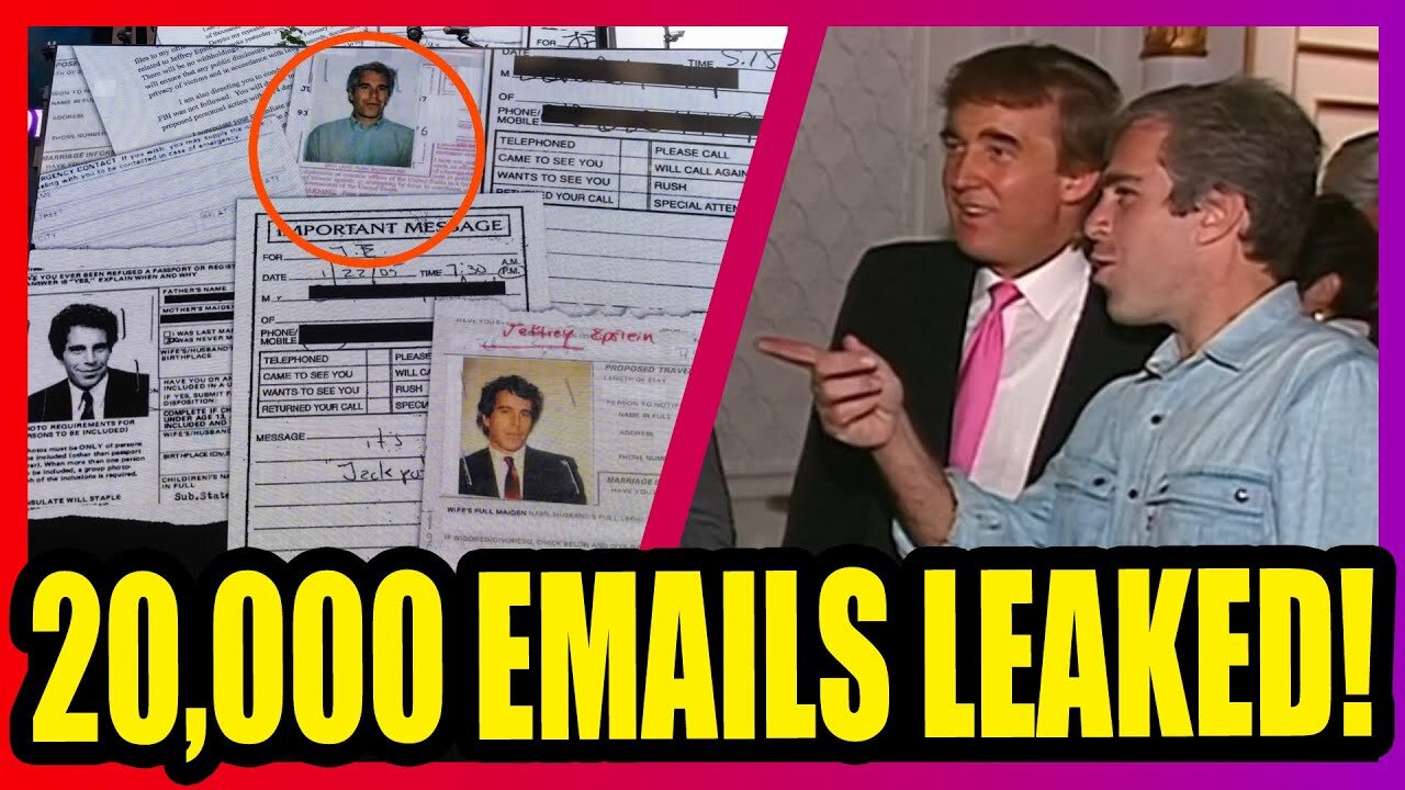 TRUMP in Full Panic Mode After New Bombshell — ALL 20,000 EPSTEIN EMAILS EXPOSED