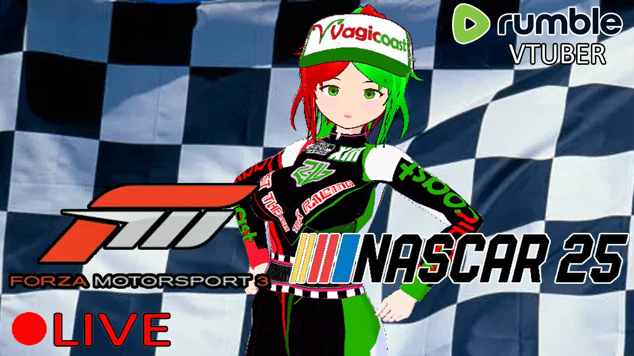 (VTUBER) - Vagicoast Race Day in Forza Motorsport 3 & NASCAR 25 Online - RUMBLE