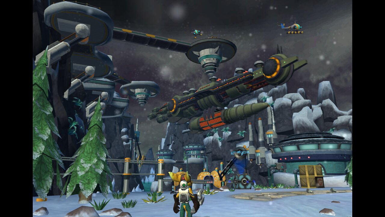 Ratchet and Clank 1 Planet Hoven.