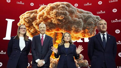 Débat du Parti Libéral, Bombe nucléaire contre Trump et New World Order Canadiens