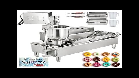 VEVOR Commercial Automatic Donut Making Machine 2 Rows Auto Doughnut Maker 7L Review