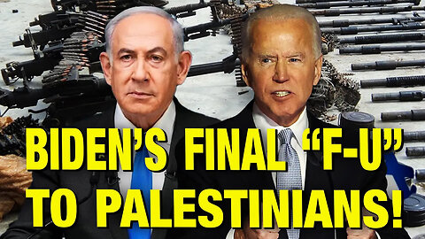 Joe Biden's Gift To Israel On Way Out Of Office