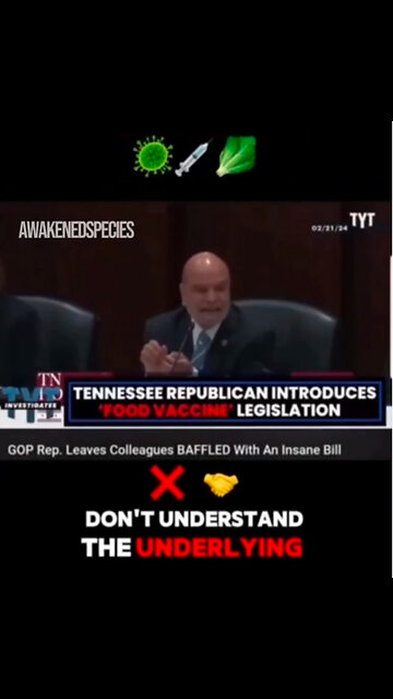 They’re gonna put vaccines in the food supply.