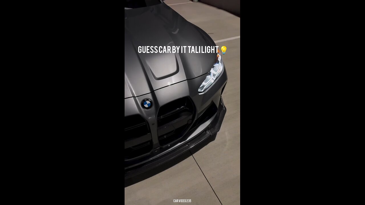 Guess Car by its Tali light