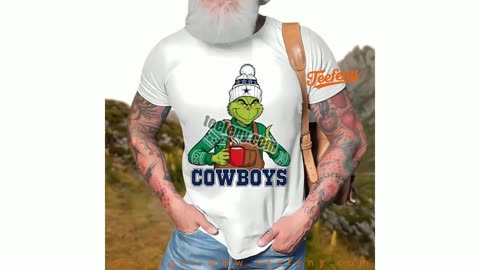 Dallas Cowboys The Grinch Winter Hot Cocoa Holiday Shirt Vintage