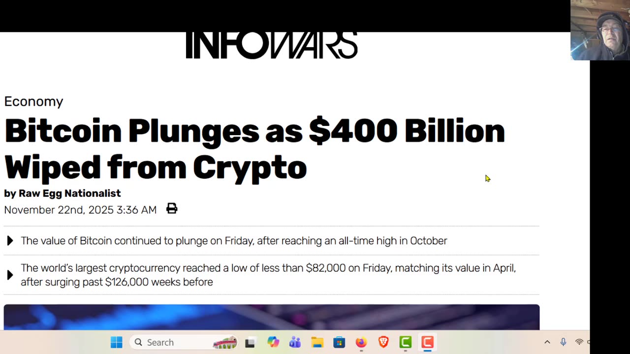 400 B in Bitcoin Gone - Green Says She is Done With Congress - 11-22-25