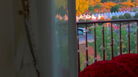 A beautiful sunset in Paris.