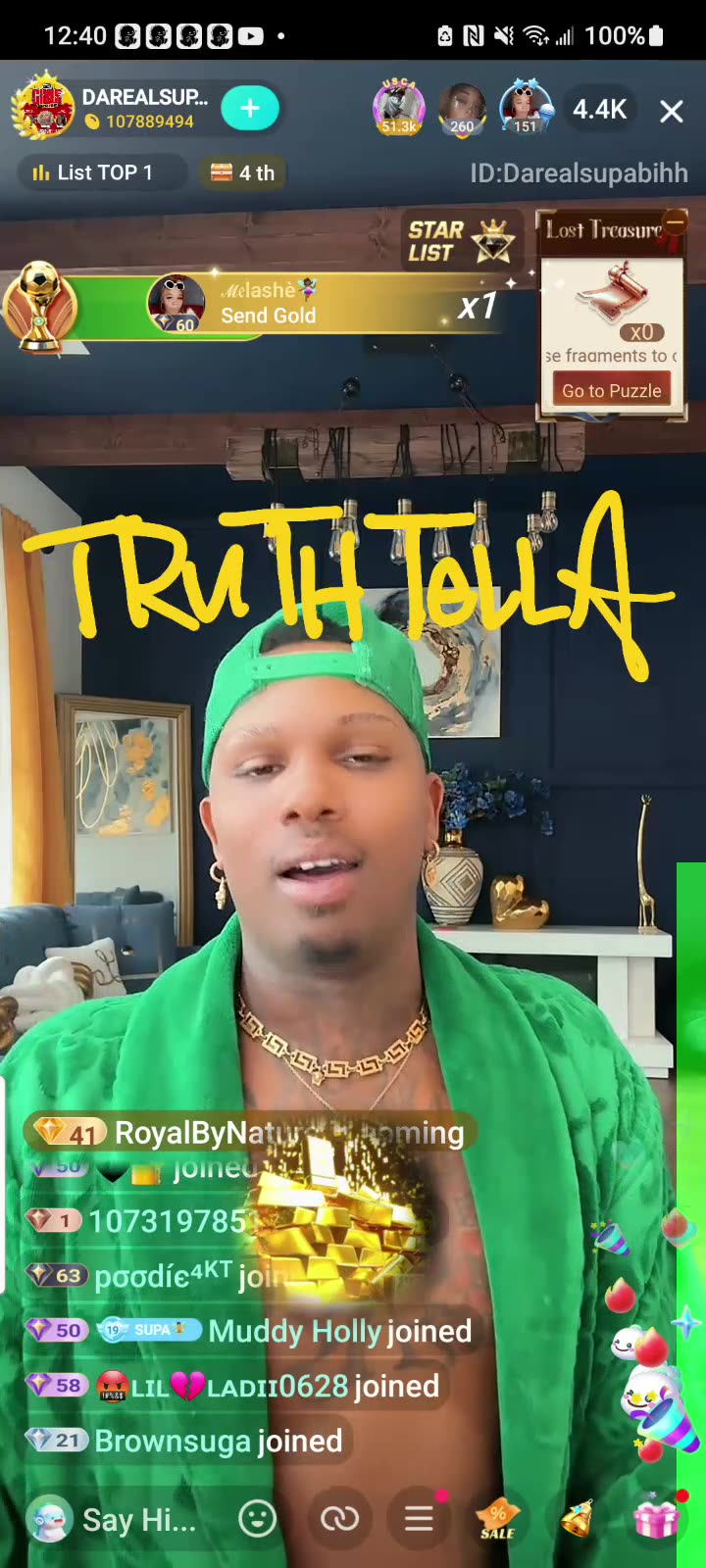 DAREALSUPABIHH READS TRINA B FOR STRAIGHT GUTTER FILTH & CALLS DOT ONE-LEGGED LOU