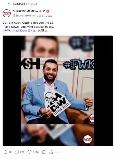 Get'em Kash Cutting through the BS "Fake News"