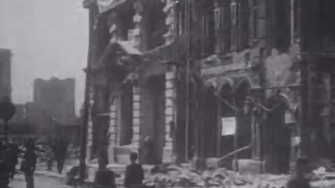 San Francisco Earthquake Aftermath, Part 4: 1906 Disaster Footage