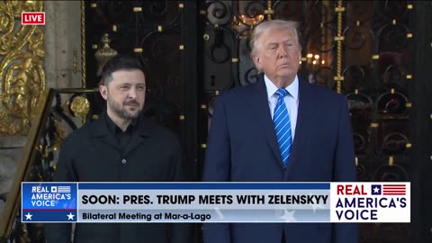 POTUS WELCOMES ZELENSKYY TO MAR-A-LAGO