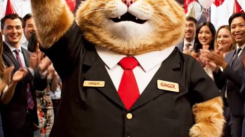 The Cat Who Runs Coca-Cola: Chairman Meow's Executive Work Day!