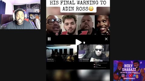 Adin Gets Pressed by Glasses Malone for Beef w/ Doechii #holyshabazz