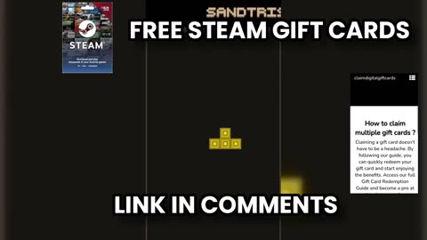 New legit method to get FREE steam gift cards New FREE gift cards method 2025