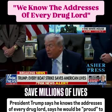 "We Know The Addresses Of Every Drug Lord"