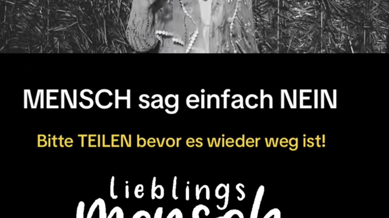 MENSCH sag endlich NEIN