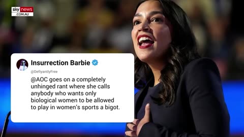 AOC breaks down as House Republicans approves bill to ban trans athletes in sports