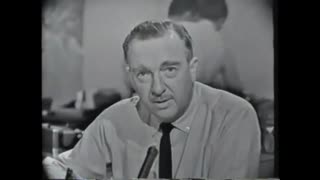 November 22, 1963 - Walter Cronkite Receives Word President Kennedy is Dead