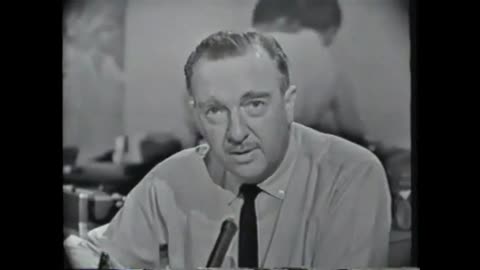 November 22, 1963 - Walter Cronkite Receives Word President Kennedy is Dead