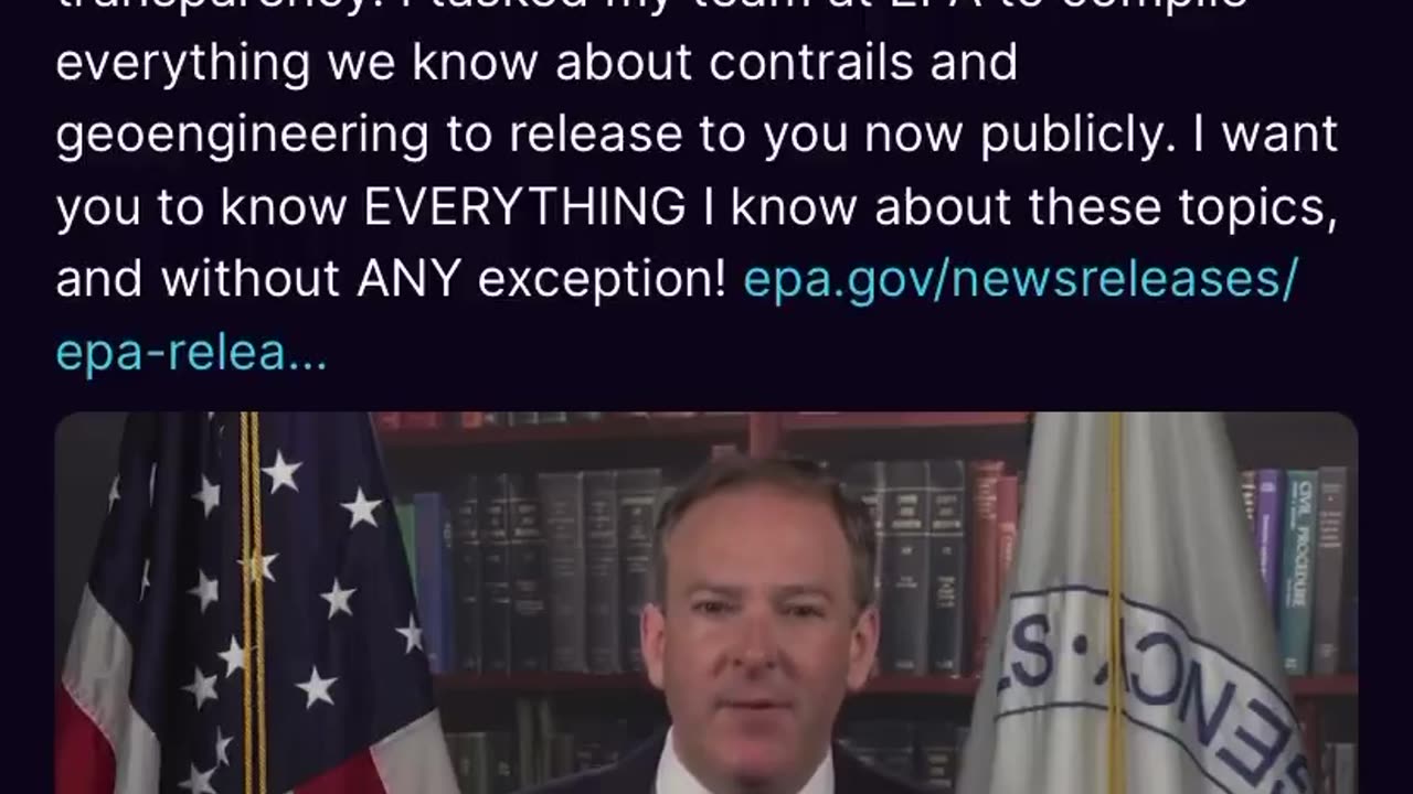 Wow… Trump just posted this about chemtrails