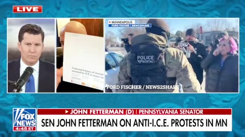 Sen John Fetterman defends Trump’s ICE Operations