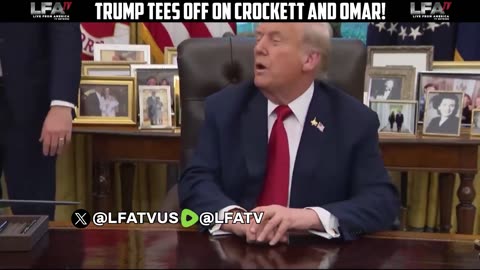 Shawn Farash - Trump totally teed off on Jasmine Crockett and Ilhan Omar.