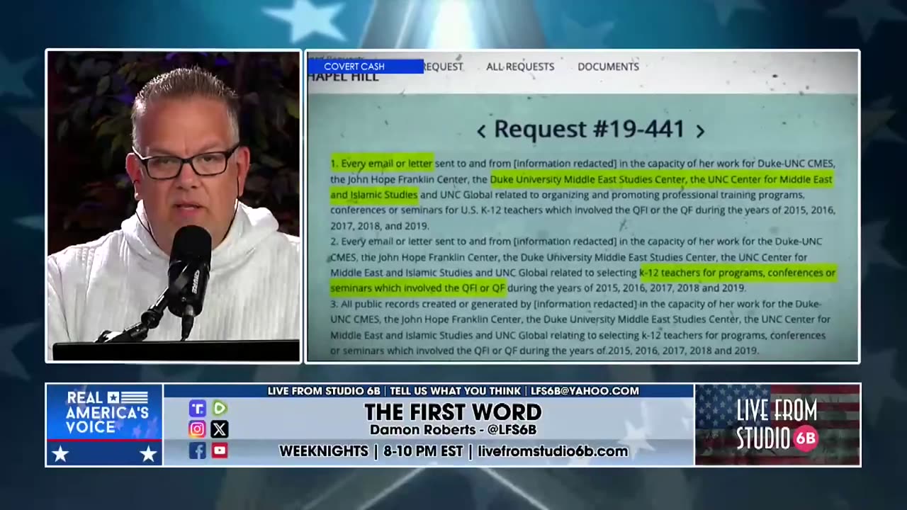 DAMON ROBERTS: QATAR EXPOSED