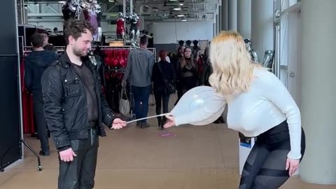 Amazon magical video in markets and public places.