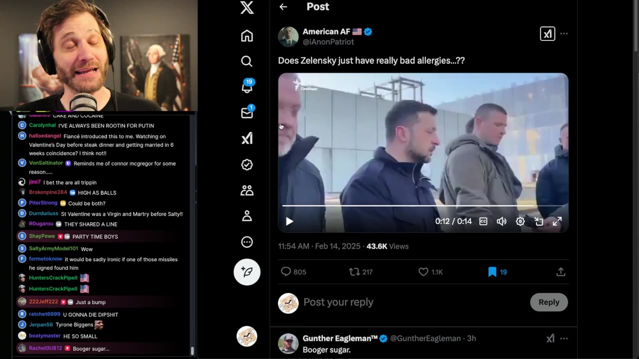 Trump Takes Blow Torch to IRS ReeEEeE Stream 02-14-25 .......