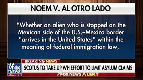 SCOTUS will take up the Trump administration's ongoing effort to LIMIT immigrant asylum claims