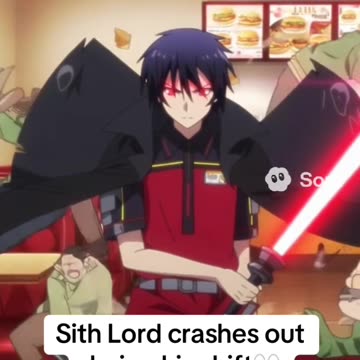 Sith Lord employee DESTROYS everyone at fast food restaurant!!!😱