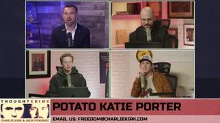 THOUGHTCRIME Ep. 100 — Turning Point Halftime? Potatoes and Katie Porter? Hasan the Dog Shocker?