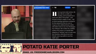 THOUGHTCRIME Ep. 100 — Turning Point Halftime? Potatoes and Katie Porter? Hasan the Dog Shocker?