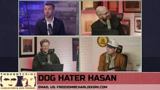 THOUGHTCRIME Ep. 100 — Turning Point Halftime? Potatoes and Katie Porter? Hasan the Dog Shocker?