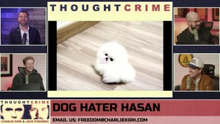 THOUGHTCRIME Ep. 100 — Turning Point Halftime? Potatoes and Katie Porter? Hasan the Dog Shocker?