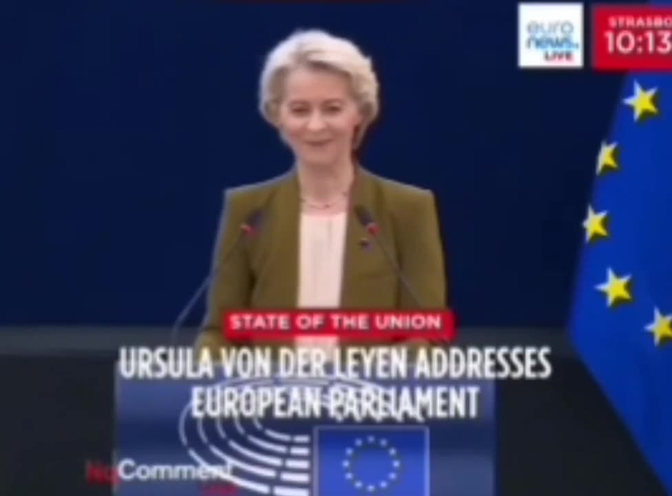 A Terrifying speech from the EuroFuhrer Von Der Liar