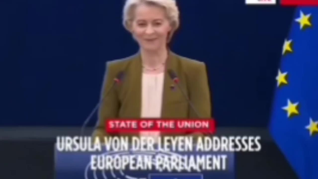 A Terrifying speech from the EuroFuhrer Von Der Liar