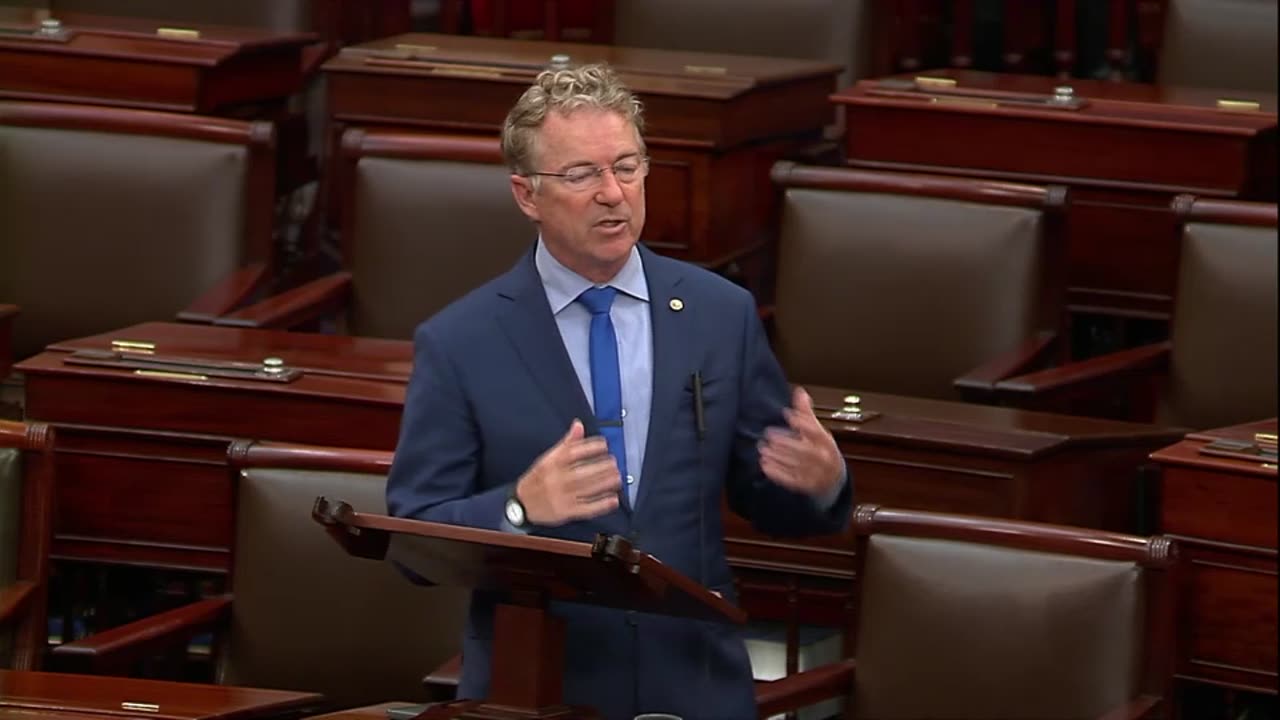 Dr. Rand Paul Delivers Remarks on the Senate Floor: No Taxation Without Representation