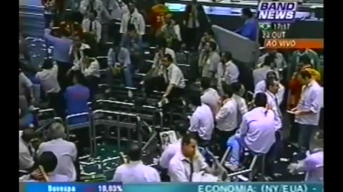 Momento em que ocorreu um circuit-break na Bm&FBovespa em 2008