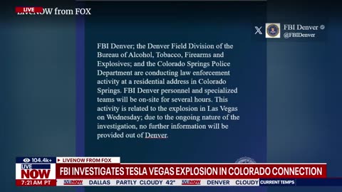 Tesla Cybertruck Vegas explosion investigation EXPANDS to 3 states