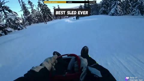 Sledding