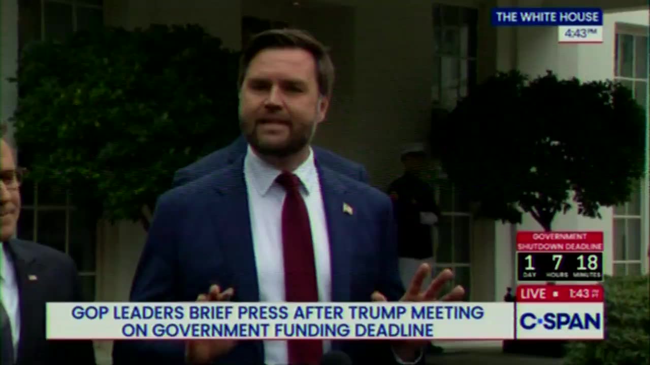 🚨 BREAKING: After meeting with Schumer and Jeffries, JD Vance says he...
