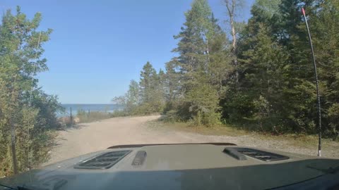 Drummond Island, MI (South Marble Head Loop) - Sept 2024 - Jeep Badge of Honor
