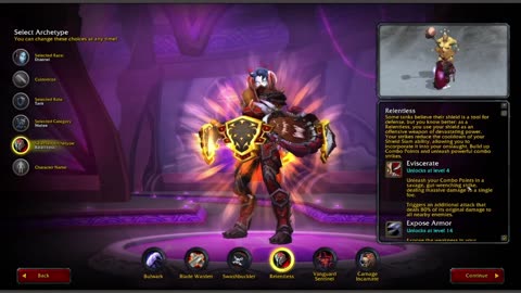 Project Ascension - Class Archetypes - Melee Tank