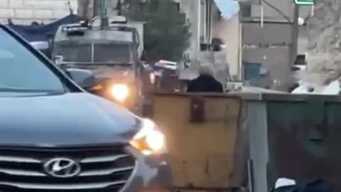 Clashes broke out between young Palestinians and our forces during an