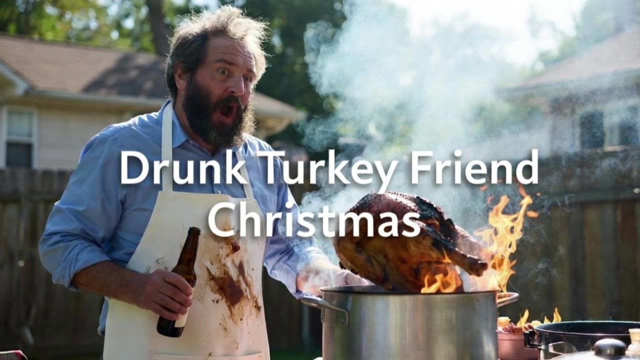 Drunk Turkey Friend Christmas